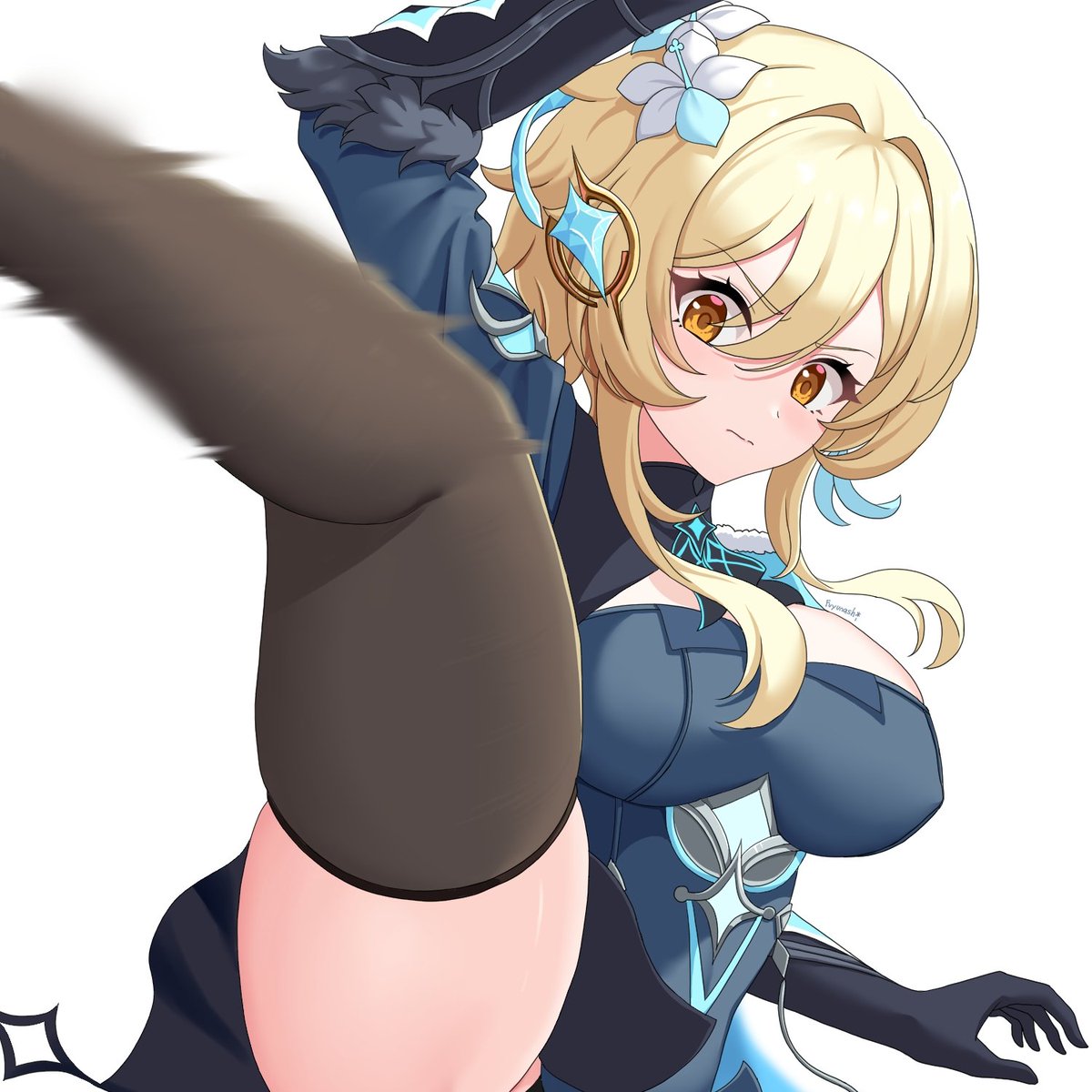 fuyunash1's tweet photo. 蹴りで制圧する蛍ちゃん（全体像はPixivで見れます） https://t.co/7FKafR8I5M
