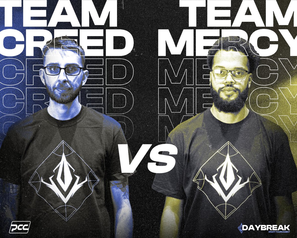 PredPCC's tweet photo. Team Creed vs Team Mercy

Two junglers. One path to victory.
Does Game‑Day Greg show up, or does Creed slam the door and say “not today” 🗡️🔥

Find out Aug 15th at 10AM ET

Twitch: https://t.co/aNOtRKVxKO 
YouTube: https://t.co/YBx1K3YWja https://t.co/b29S1e8Mkh