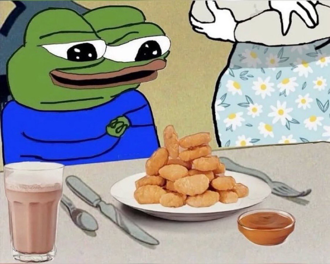 HeyItsMeTheDev's tweet photo. Dips are for tendies https://t.co/fN7dBkqEac
