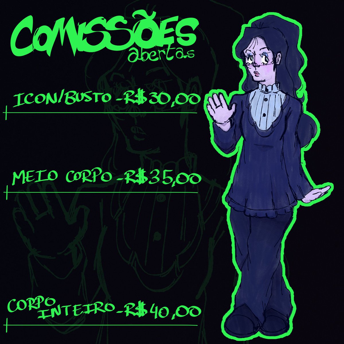 nylopak's tweet photo. COMISSÕES ABERTAS 🍏

oiie pessoal estou precisando de uma graninha então estou abrindo comissões PELA PRIMEIRA VEZ! então se você tiver interesse, fica à vontade pra me chamar no discord (@/kapolyn) ou aqui no twitter mesmo :))

agradeço a atenção e compartilhem por favor! https://t.co/HZQmN4Xb6k