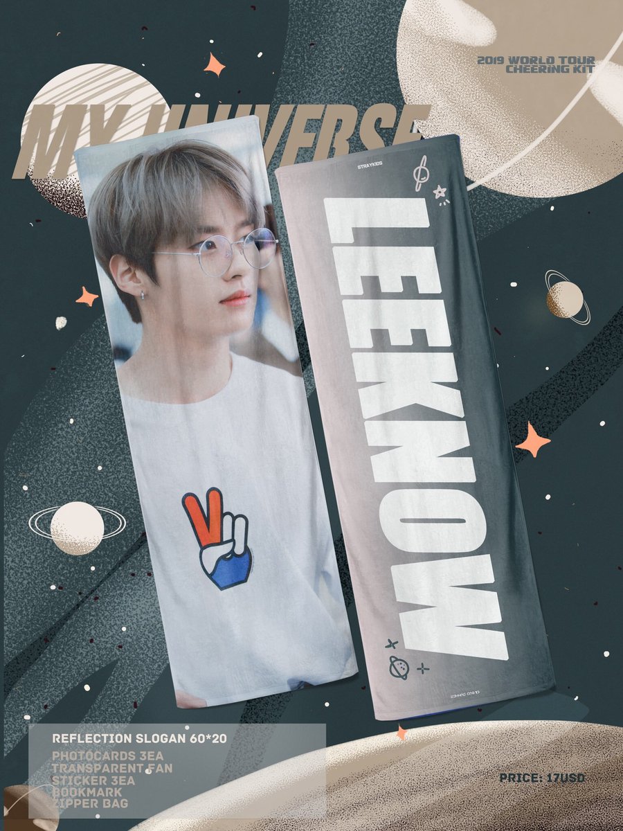 retrouvaillust's tweet photo. wts slogan leeknow (cloudsummer) &amp; changbin (myuniverse)

💫 all slogan only
💫 detailed condi by dm
💫 price exc packing 

leeknow 210k, changbin 200k. boleh negtip. pls do mention after dm, tysm!^^

t. wto wtb slogan cheering kit skz straykids changbin leeknow lino ina https://t.co/abIPIsTXAb