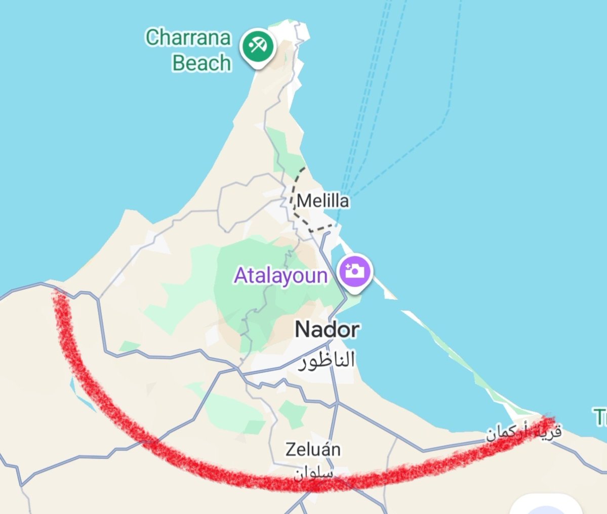 hp_ayan's tweet photo. Marruecos revindica Ceuta y Melilla sin ningún fundamento legal e histórico más allá de que están en su espacio vital

Quizás en España deberíamos empezar a reclamar Tetuán y Nador bajo el mismo pretexto

Ceuta y Melilla necesitan su hinterland para protegerse de Marruecos https://t.co/BJumYlhtL3