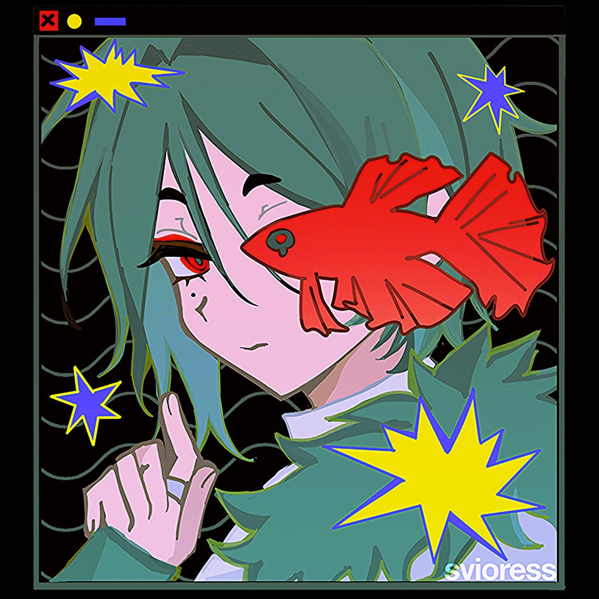 svioress's tweet photo. oc 🟦 fish eye https://t.co/kBlVpLIhQq