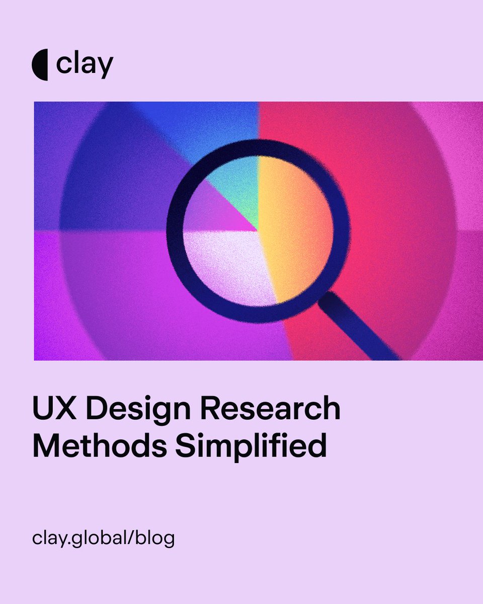 clayglobal's tweet photo. At Clay Global, we always start our projects with UX research: https://t.co/EqswBGTVLT 

From focus groups to A/B testing, it helps create a product users stick with. 
__
#ux #uxdesign https://t.co/zvKYei8niw