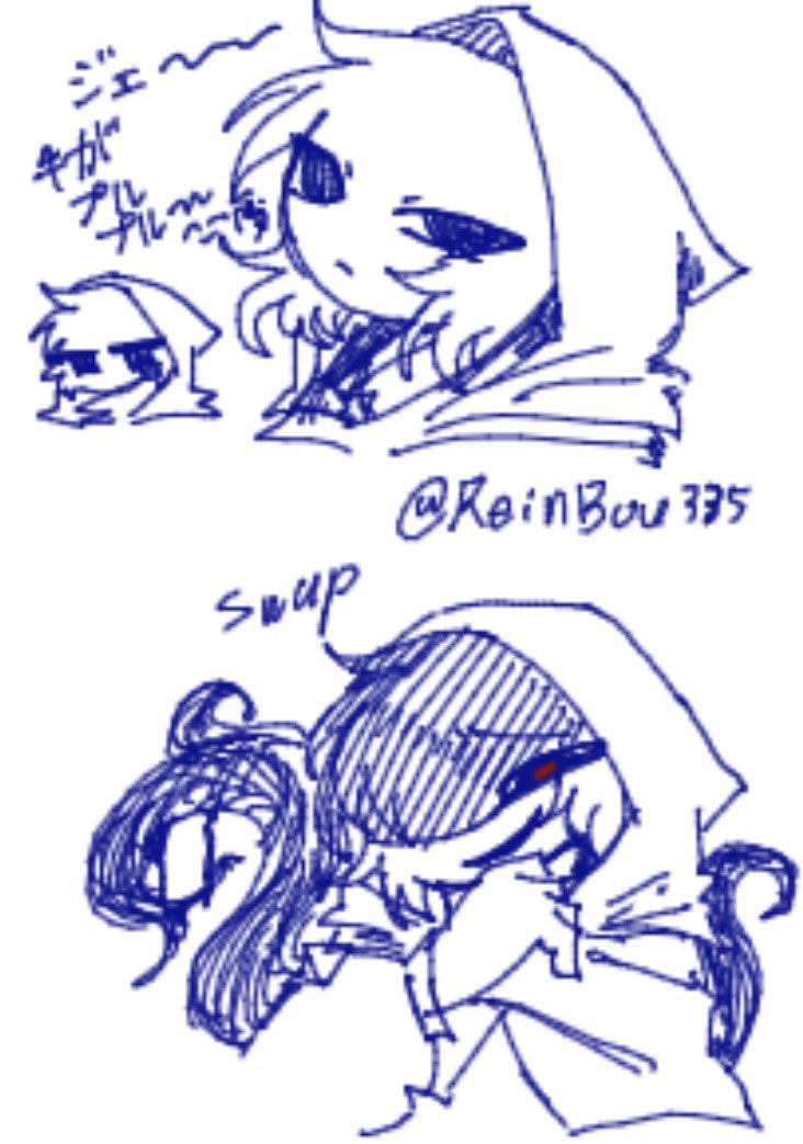 ReinBou335's tweet photo. 黒狛さんの絵チャにお邪魔して描いたものですー
OGジェ スワジェ
2Pジェ
ジャムジェ
ﾘﾄﾙﾙｰﾑスカイ https://t.co/5HaFdUvQq7