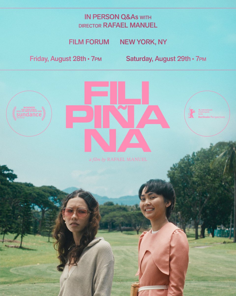 KinoLorber's tweet photo. FILIPIÑANA director Rafael Manuel will be in person for Q&amp;As in New York and Los Angeles!

Tickets are now on sale for @filmforumnyc and @laemmle screenings: https://t.co/TdAZGd5cNp https://t.co/qppZ7pes74