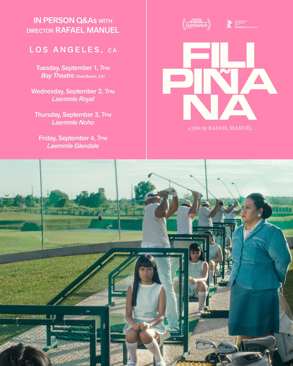 KinoLorber's tweet photo. FILIPIÑANA director Rafael Manuel will be in person for Q&amp;As in New York and Los Angeles!

Tickets are now on sale for @filmforumnyc and @laemmle screenings: https://t.co/TdAZGd5cNp https://t.co/qppZ7pes74