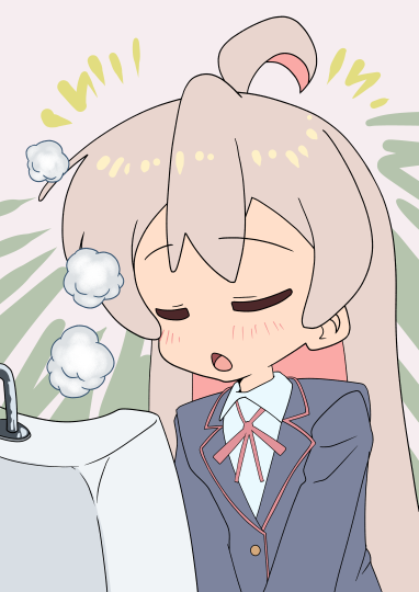 Hirotakandi's tweet photo. 臨界レイノルズ数を計測するお兄ちゃん
お絵描きの合間にお絵描きする
#おにまい https://t.co/zGOMKsufnc