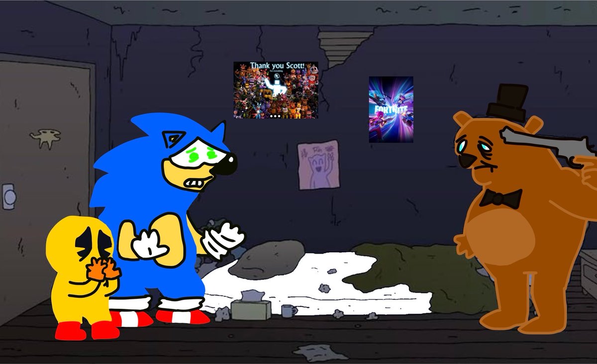 kathimix's tweet photo. El fandom de Fnaf viendo como un juego medio muerto de roblox llega a fornite antes que el suyo https://t.co/2etfe1EM4c
