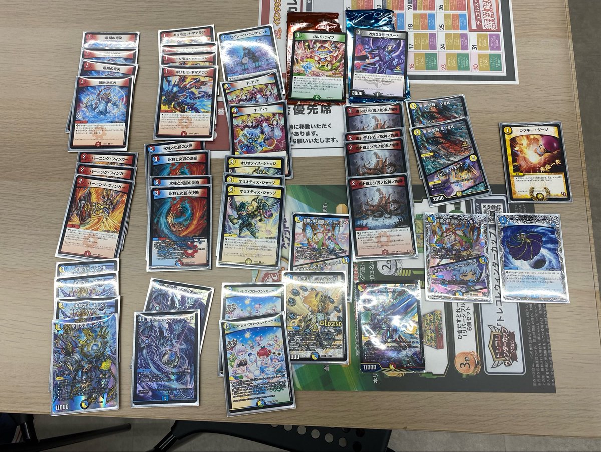 ⚔️デュエマ 構築済みデッキ限定戦⚔️ 🔥大会結果🔥 □開催日時 : 8