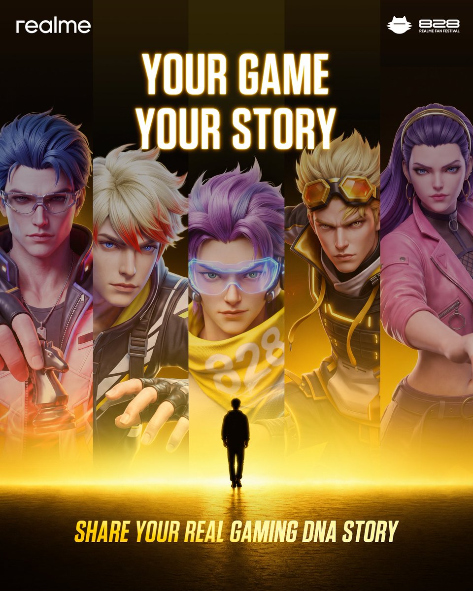 realmeglobal's tweet photo. What's the Gaming Story You'll Never Forget?
We all have that one gaming moment—the screen, the sound, the people around us. Maybe it lasted only a few seconds, but it became a story we still tell today.
Some are epic. Some are hilarious. Some are emotional. And some are just impossible to explain.
Now, we would like to hear yours.
Share any story from your gaming journey—a memorable moment, an unexpected encounter, a friendship, a challenge, or simply an experience you want others to know about.
Drop your gaming story in the comments and @ one of your game partners. 3 lucky fans will be selected to receive a realme Buds T500 Pro!
#realme #realme828FanFestival #realGamingDNA #MakeYourPassionReal