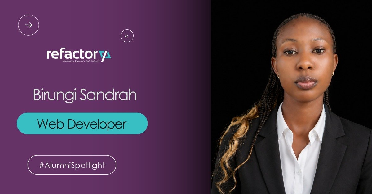 refactory_acad's tweet photo. #AlumniSpotlight: Meet Sandrah Jolidine Birungi, a #10XProgram alumnus whose journey proves that determination and the right skills can rewrite your story. After completing our Foundations of Software Development, Sandrah joined Groundbreaker Talents to further her software engineering skills. 

Today, she has joined our most recent Apprenticeship cohort to build real-world web solutions and drive impact in her community. Read her full story. 👇 

https://t.co/MyxpvBsbQp

#10XDigitalEconomy #RefactoryAcademy #WomenInTech #GroundbreakerTalents