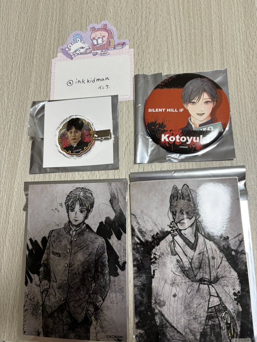 inkkidman's tweet photo. 【交換】サイレントヒルf
ブロマイド、ヘアクリップ、缶バッジ

【譲】画像の物

【求】凛子

※同種優先

都内手渡しor郵送
お気軽にお声掛けください。 https://t.co/cUpyFgPSMi