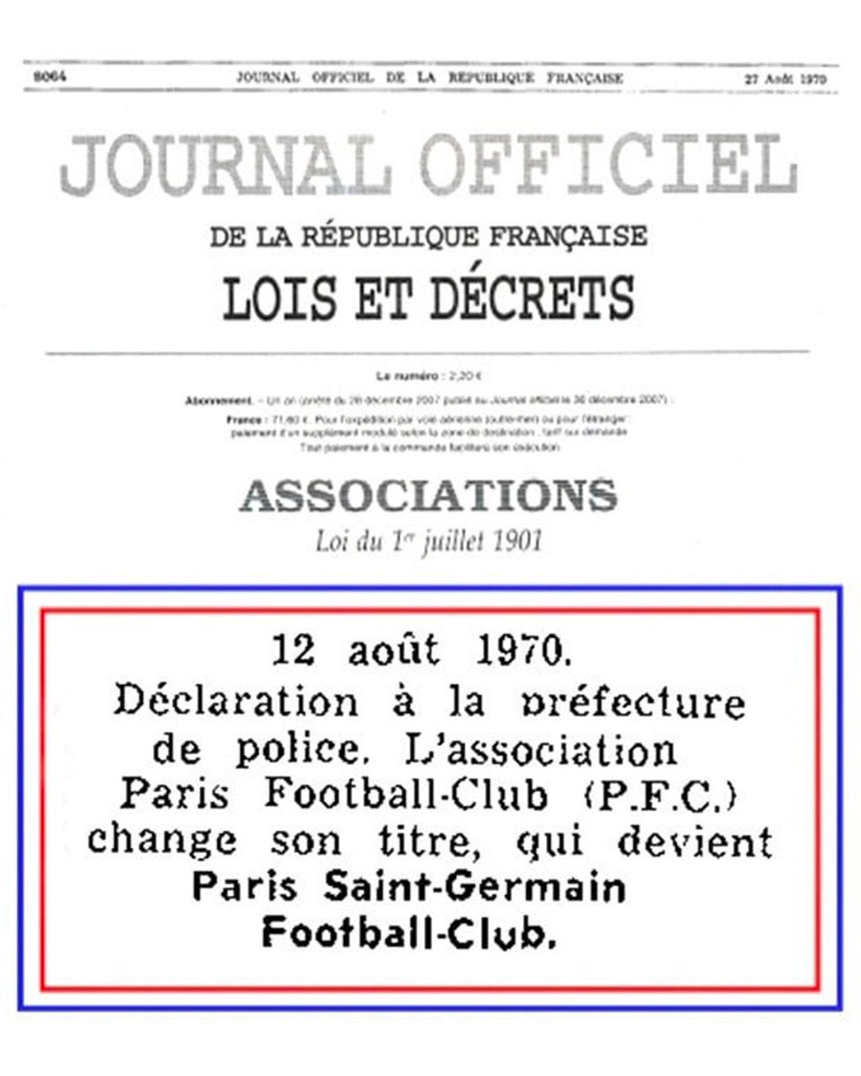 PSG_espanol's tweet photo. ✨ 12 de agosto de 1970 ✨

¡El Paris Saint-Germain cumple hoy 56 años! ❤️💙 https://t.co/V3Uu8IrQaP