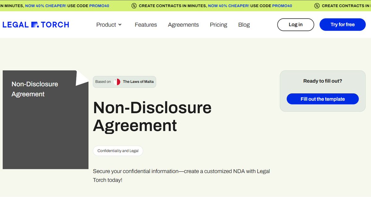 VAIOT_LTD's tweet photo. Sharing confidential information?

Put the basics in writing before the conversation goes too far.

LegalTorch offers a lawyer-crafted NDA template you can customise for business discussions, projects or partnerships.

👉 https://t.co/FFvtD1kvfr

#LegalTech #NDA https://t.co/IogapibWdB