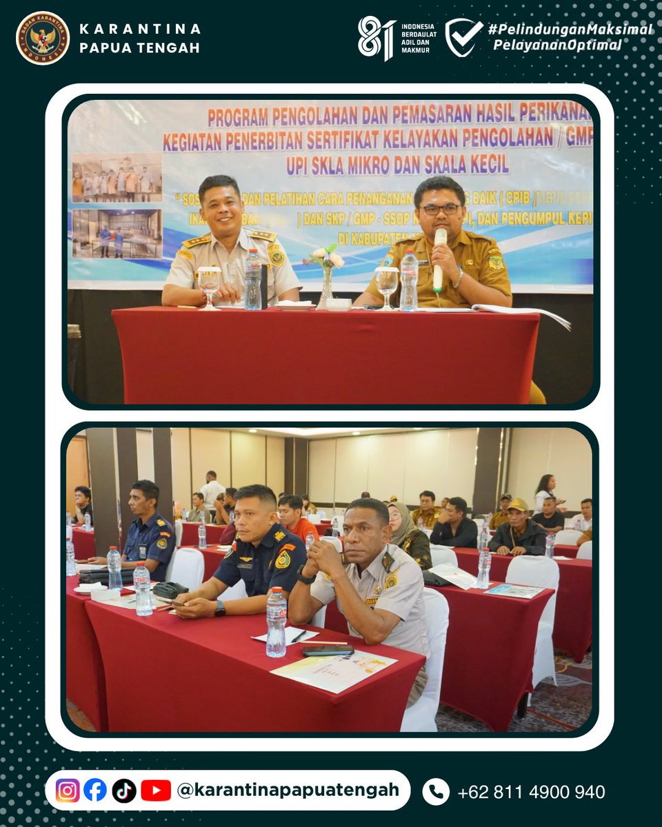 KarantinaPateng's tweet photo. Amolongo SobatQ 👋🏻

Rilis Karantina Papua Tengah, 13 Agustus 2026
Nomor : 87/BKHIT-PT/08/2026 

Perkuat Usaha Perikanan, Karantina Papua Tengah Hadir Berikan Edukasi

Selengkapnya : https://t.co/g0P1Qyj58W

#karantinapapuatengah #karantinaindonesia https://t.co/NJ8krL2yj5