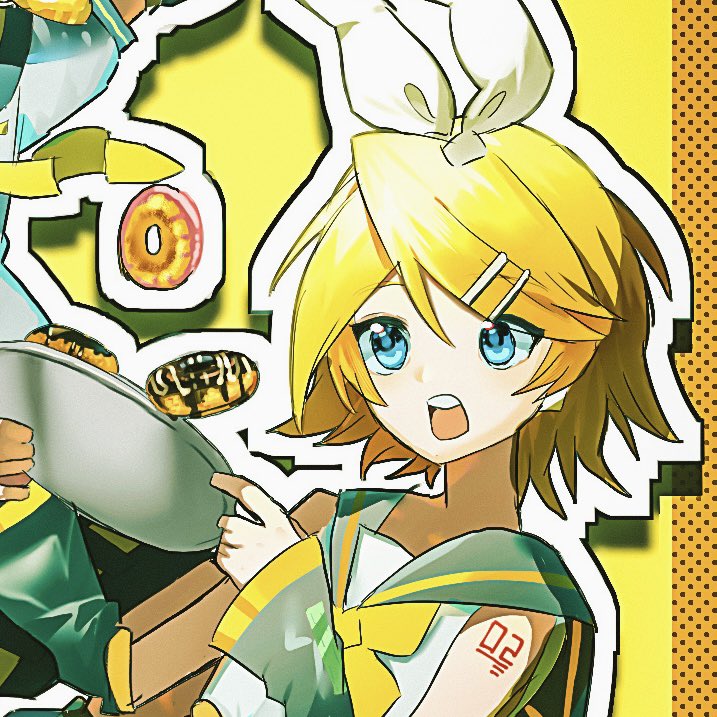 u__nn_udon's tweet photo. #VOCALOID
 #illustration‌‌ 
鏡音たちを描きました

ペア画とかでも使えそう！ https://t.co/C5obkx1SNI