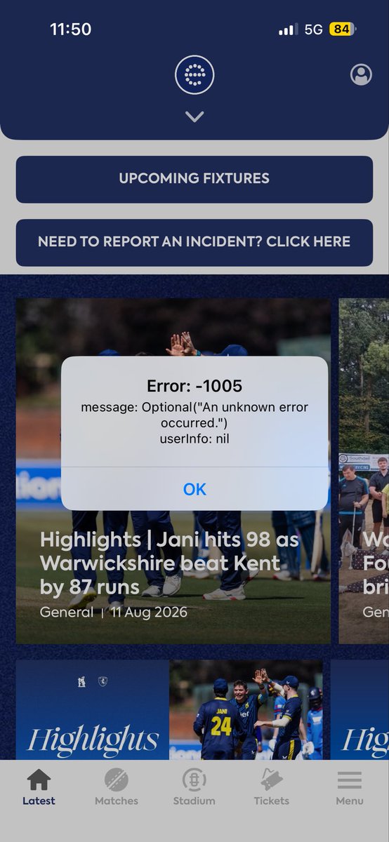 TomHarrison27's tweet photo. @Edgbaston trying to assign tickets to my friends for the Pakistan test but all I’m getting is this on the app

Can you help please https://t.co/4dNBnnolMr