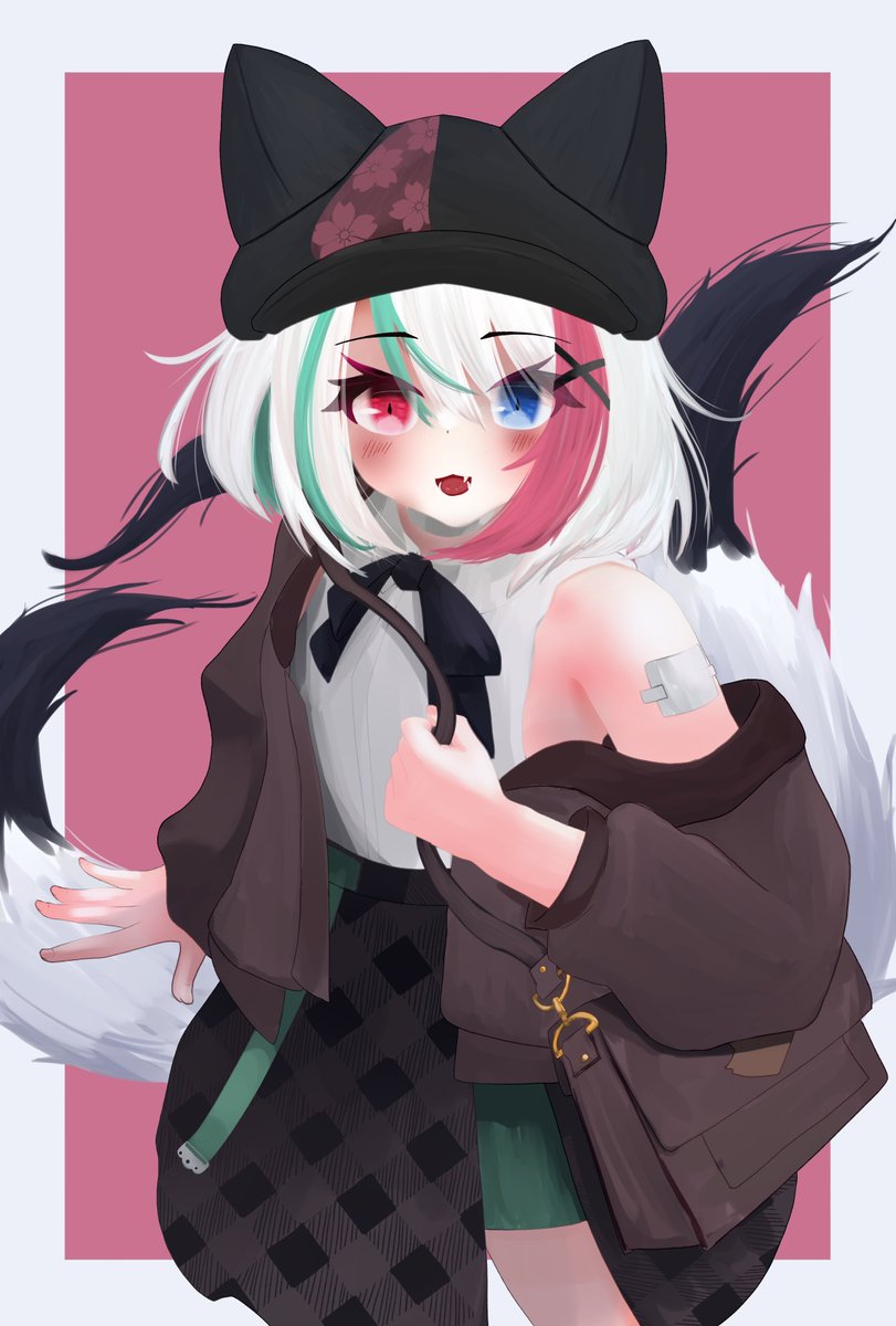 0_chocomilk_'s tweet photo. アシナちゃんとおでかけしたい
#牙桜アシナ
#アシナ展 https://t.co/mcCcLkACtj