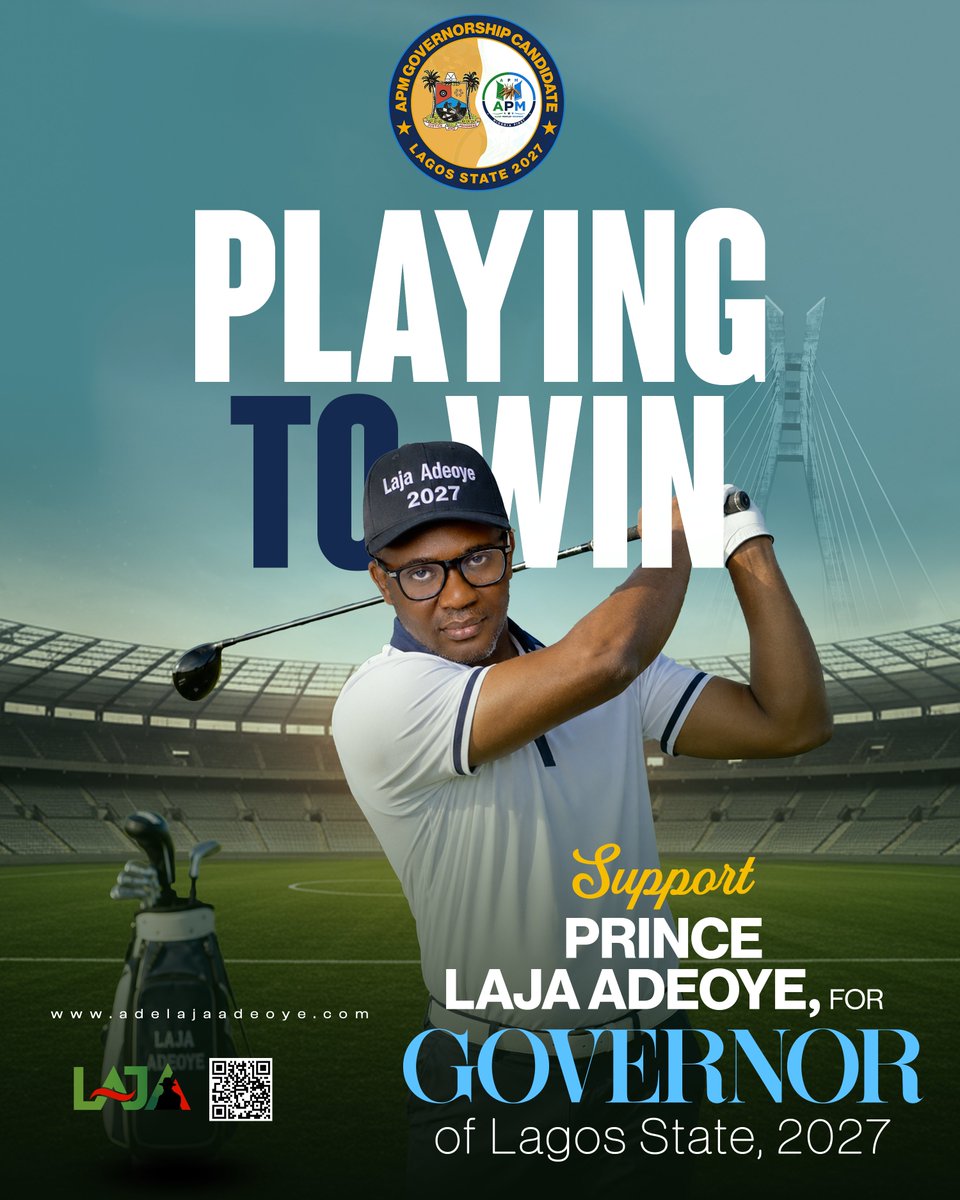 NGRWailers's tweet photo. Lagos deserves leaders of integrity and genuine passion for service, not excuses makers.

I am ready to govern with passion, deliver real results, and take our State to greater heights.

Join the movement. Let’s win this together.

#Laja4ResetLagos2027  
#APM https://t.co/kKim1tIvKC