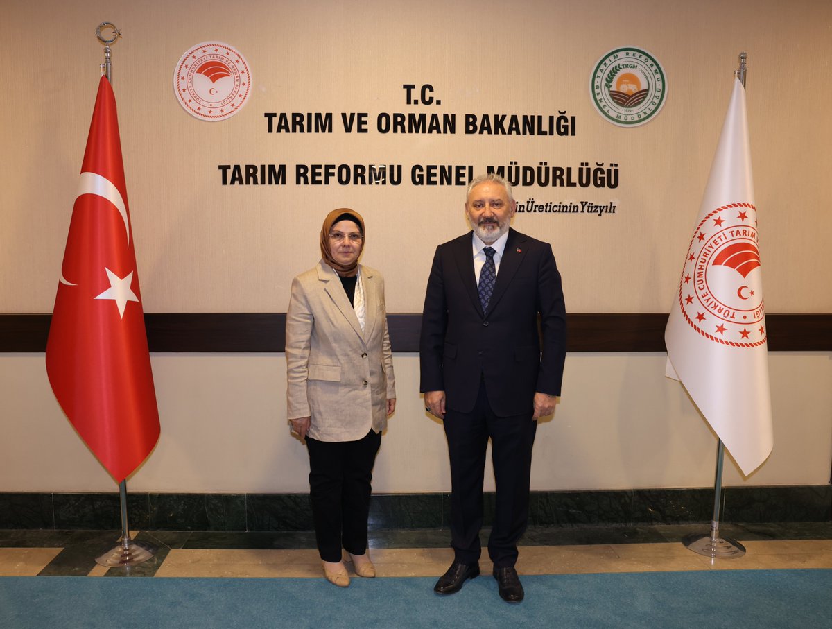 trgmresmi's tweet photo. Genel Müdürlüğümüzü, AK Parti Kayseri Milletvekili Sayın Ayşe Böhürler ziyaret etti.

Gerçekleştirilen ziyarette, Kayseri’nin tarım ve kırsal kalkınmasına yönelik çalışmalar hakkında değerlendirmelerde bulunuldu.

Nazik ziyaretleri dolayısıyla kendilerine teşekkür ederiz.

@TCTarim