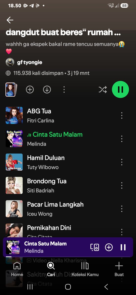 ruangvira's tweet photo. mood brantakam bnget krna lagi red day, jdi ku putuskan buat dengerin lagu dangdut😭 https://t.co/mnYdkQuF1w