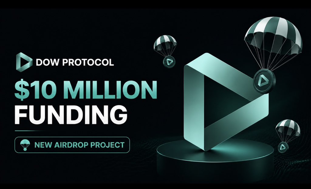CryptoLakhan's tweet photo. 🚨 $100–$200 Potential Dow Protocol Airdrop Project Now Live💰

Dow Protocol has raised $10.5M in seed funding and is building blockchain infrastructure for tokenized real-world assets (RWAs).

💰 Cost: $0
⏱️ Time: ~1 minute
🎁 Potential: $100–$200 👀

Start farming points early and complete all available tasks before TGE.

🔗 https://t.co/xmSHHVBVre

• Connect OKX Wallet
• Connect your X account
• Complete all available tasks
• Keep farming points 🚀

More points = potentially better rewards. Don’t miss the early phase.