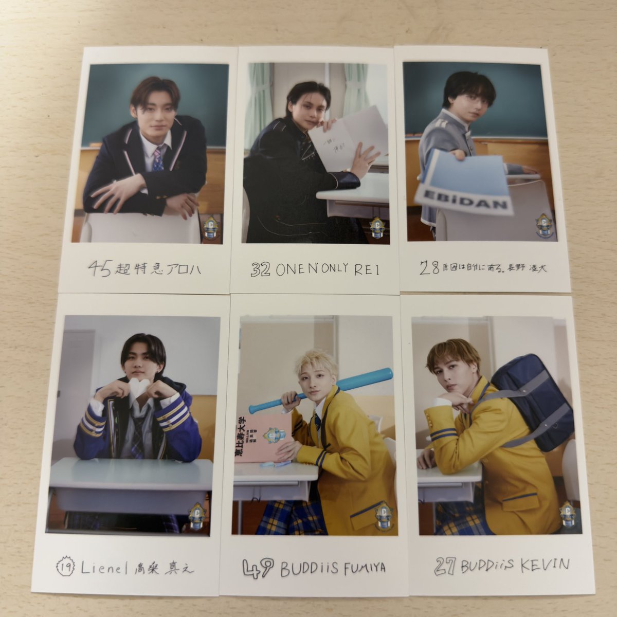 ___f2164151030's tweet photo. EBiDAN THE LIVE 2026 15th Anniversary エビライ ランダム ミニフォト 隣の席セット ミニトレカ 交換 買取

【譲】アロハ REI 長野 KEVIN FUMIYA 高桑

【求】買取 〜即定価0.025

エビライ14.15.16にてお取引可能な方優先
お気軽にお声掛けください。 https://t.co/chsm4KDbRo