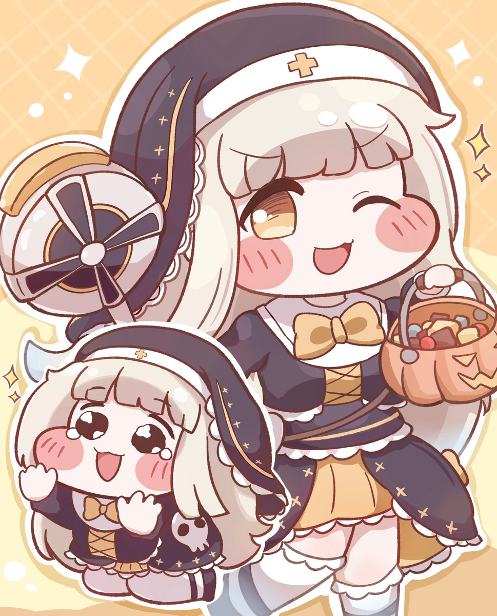 yuu2_tri's tweet photo. ｽﾋﾟｷとスピッキー🎃
#トリッカル #Trickcal https://t.co/ViaElN1Sjc