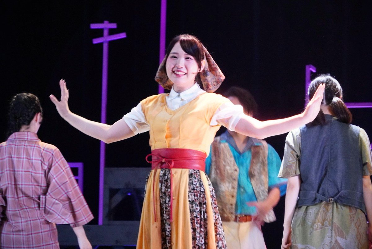 mittyokorin's tweet photo. #アッシュ　#AMミュージカル
エノさん役 #礒谷菜々 さん
特に春次郎さんとぶつかりあって歌うところ好きでした！！ https://t.co/yedwQ29IRi