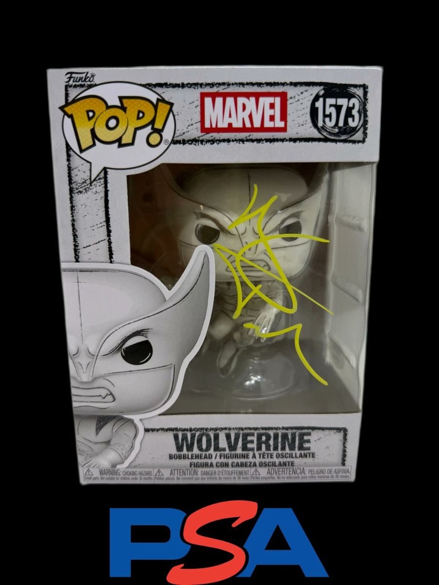 Funkopopenthus3's tweet photo. Hugh Jackman Signed Wolverine Funko Pop 1573 PSA Cert Logan Marvel

#ad #funko #funkopop

Ends Thursday

https://t.co/Vc8YU58VZB https://t.co/hDV7qEW9xY