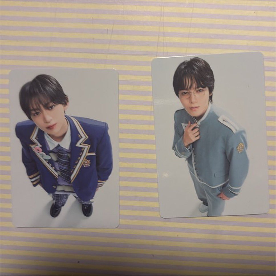 a_10pic1ra's tweet photo. EBiDAN エビダン Yes! 東京 Y東 封入 トレカ 交換 店舗特典 タワレコ オンライン

【譲】小泉光咲、近藤駿太
【求】山中柔太朗、志賀李玖 

16日エビライ手渡し優先、都内手渡し・郵送🉑

お気軽にお声かけください。 https://t.co/3Rpsvgjked