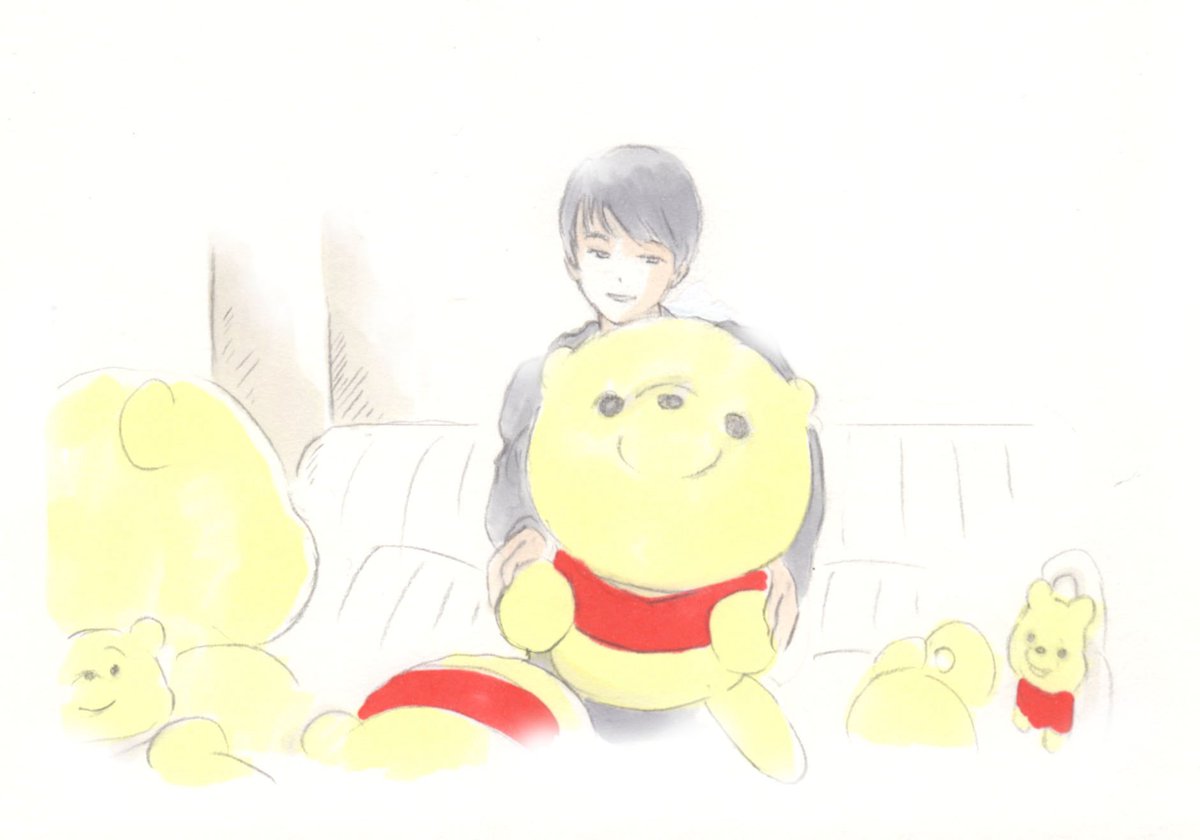 hidetanmama's tweet photo. って���とはあれですかあのNH◯さん秘蔵のプーさんまみれ状態が時を経て再びってことですかまじですか😂
#羽生結弦 https://t.co/Y06mt6Tm6W