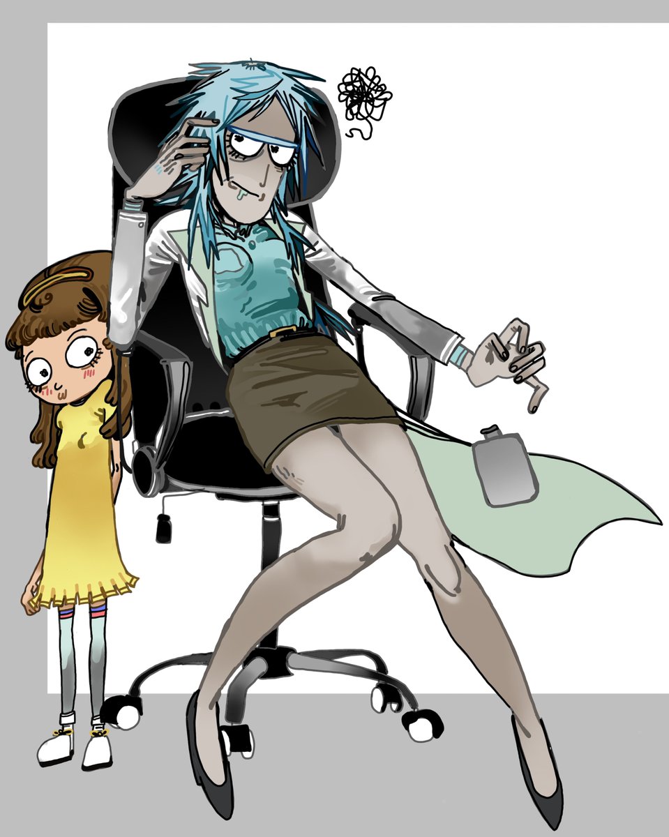 omo_chaoo's tweet photo. But they are girls #rickandmorty https://t.co/Krnh8P0bts