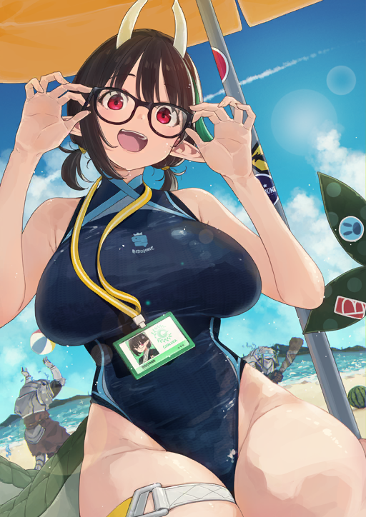 KaroshiMyriad's tweet photo. Summer Biscione (4* Caster) ascension arts #FGO #fgospoilers https://t.co/iETAoKqQVo