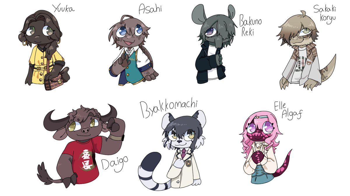EnasFirefly's tweet photo. Part 4 WxS edition finally yaaay
These guys r probably my fav group of NPCs.. they are so.. character.. idk what that means
I have only read up to.. halfway through Our Happy Ending tho so I dont know everything abt some of these guys https://t.co/bMydXaQGMk