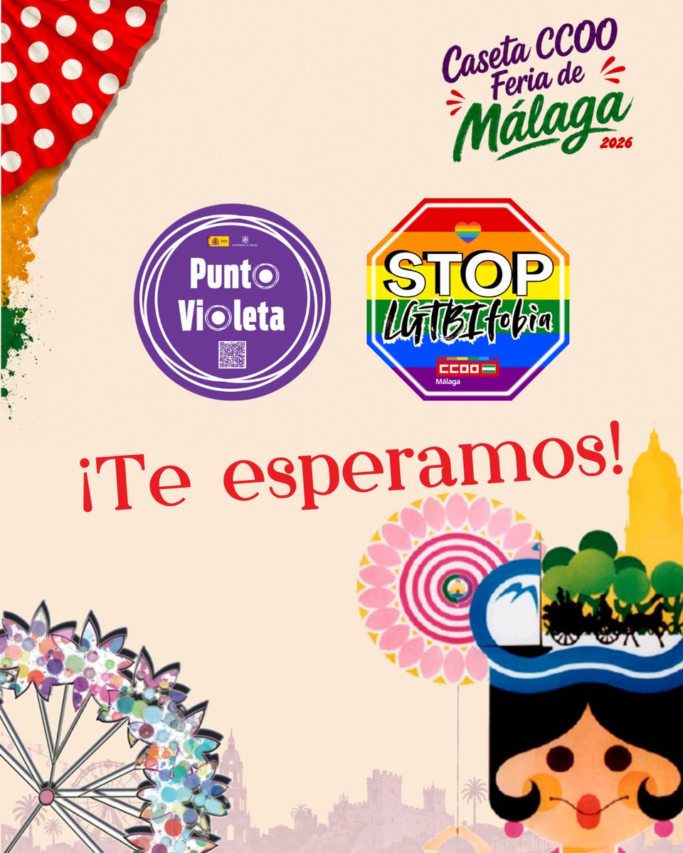 ccoomalaga's tweet photo. #CCOOMÁLAGAPROPONE

Te recordamos los pasos que tienes que seguir para disfrutar esta #feriademálaga2026 del 20% de descuento en la caseta de #CCOOMálaga 💃

 Solo tienes que conseguir el certificado de afiliación a #CCOO a través de nuestra web o app 👨‍💻

#FeriaMLG #FeriaMLG2026 https://t.co/PGyFIpi8m6
