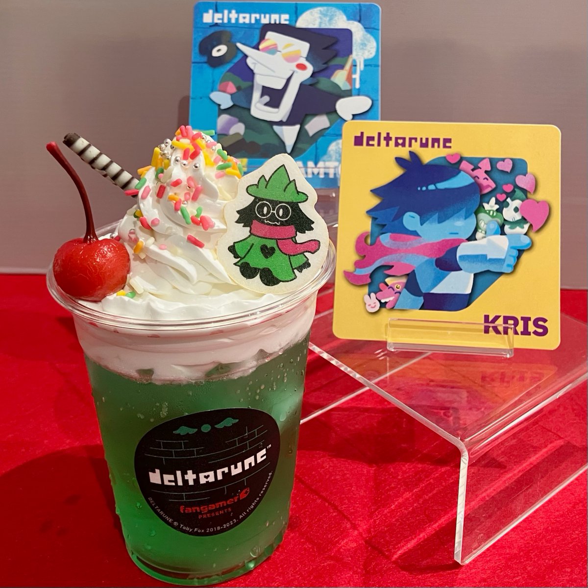 GiGO_KyotoB1F's tweet photo. 【DELTARUNE】

ドリンク
・ラルセイ

コースター
・クリス
・スパムトン https://t.co/JiNfiBY2hC