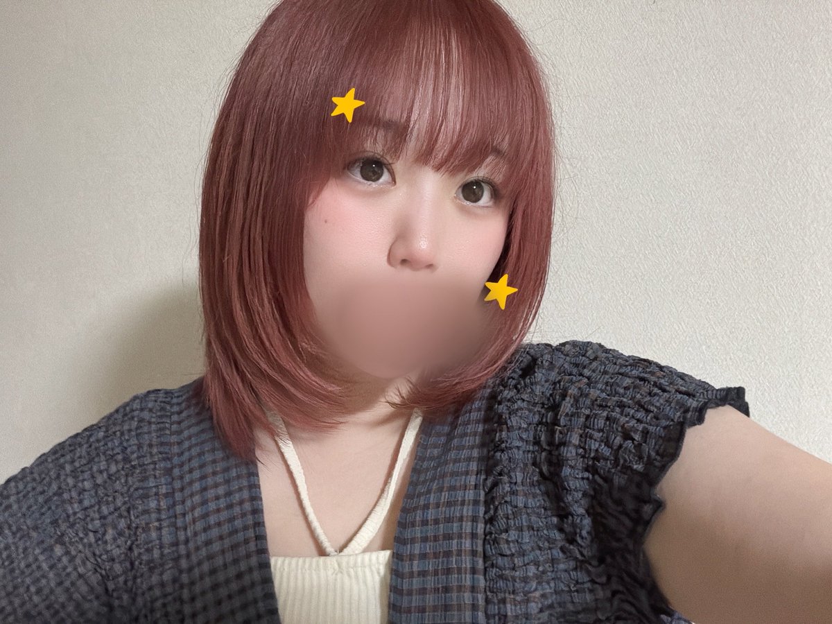 B_am_88's tweet photo. ピンクブラウンにしてレイヤー入れた✂︎ https://t.co/drnQ1LtamR