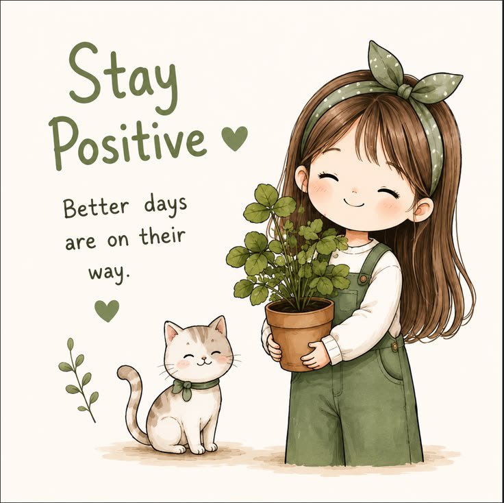 Sanaa5078's tweet photo. ✨ Stay Positive ✨

ہر حال میں مثبت رہیں، کیونکہ مشکل وقت ہمیشہ نہیں رہتا۔
اللہ پر بھروسہ رکھیں، اچھا سوچیں اور مسکراتے رہیں۔ 🤍🌸 https://t.co/isEmEOha1w