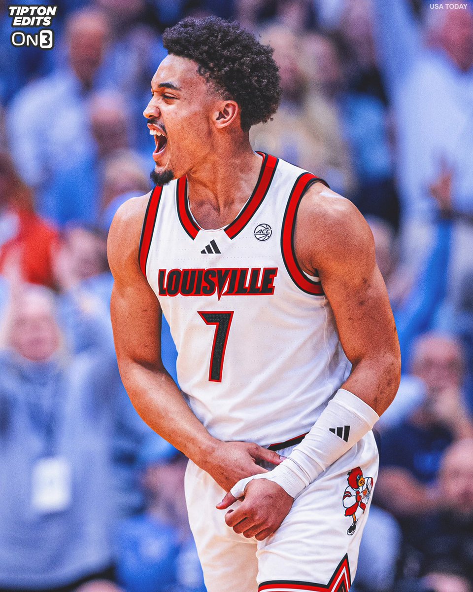JoeTipton's tweet photo. NEWS: North Carolina transfer guard Seth Trimble has committed to Louisville, source told @On3.   The 6-3 senior averaged 14.0 points per game this past season. First by ESPN. 

https://t.co/mSAOhtqTRC https://t.co/QhfONHxuGa