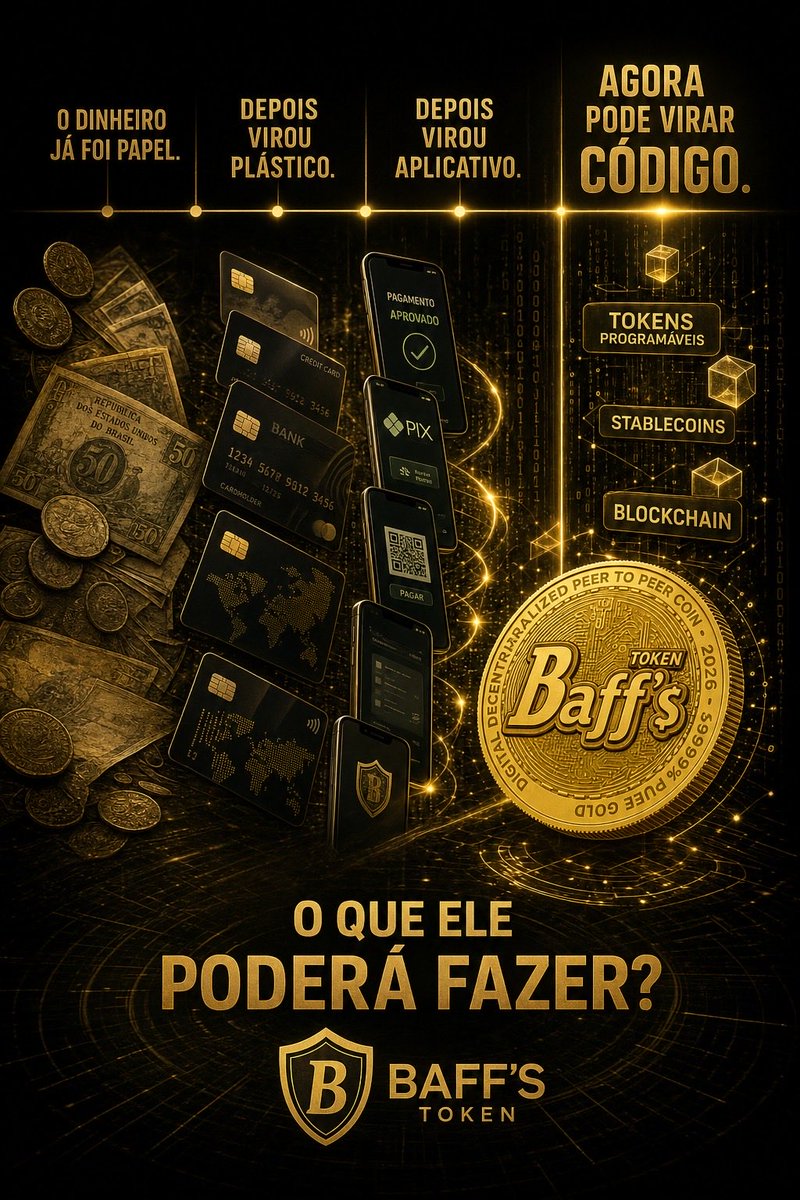TokenBaffs's tweet photo. BaffsToken #Blockchain #Criptomoedas #Token #Tecnologia #Inovação #FuturoFinanceiro https://t.co/nKkmHLmMsh