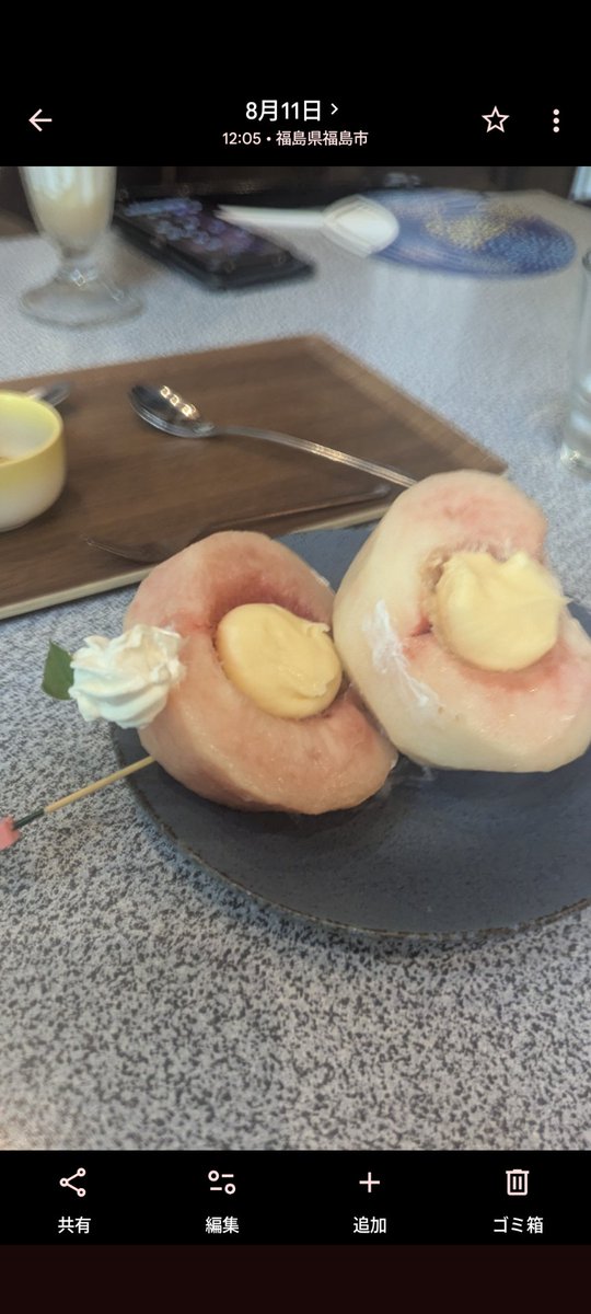 rumidayolove's tweet photo. 🍑桃色桃子🍑
🍑共食いｼﾏｼﾀ🍑(笑)
ももパフェあちこち食べたけど
次は無いかな〜😱ﾐﾀｲﾅｶﾝｼﾞ残念 https://t.co/eLOqTygxOP