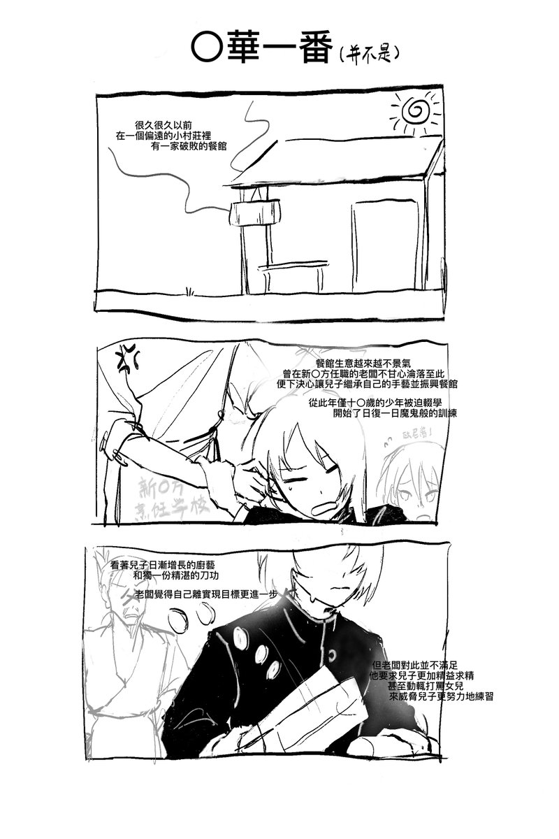 Meowm1eee's tweet photo. ←只是想看吹雪穿割烹着于是就画了流水账漫画的人  不知道会不会有下文
#ngwk #ふぶき #逃げ若 https://t.co/4wX0nppNIF