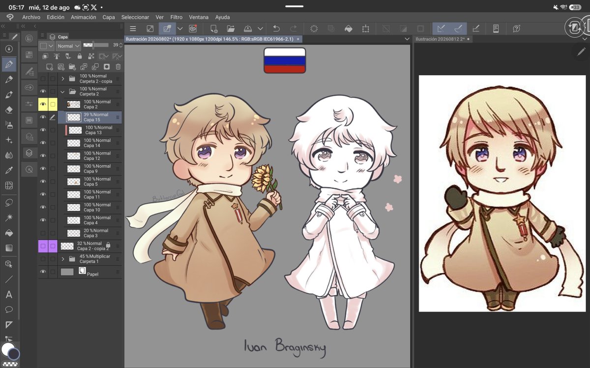 Buttercup__Gal's tweet photo. He tratado de estudiar y recrear el estilo de Himaruya Hidecaz... Pero es difícil!

Al menos he podido dibujar un Rusia bastante bonito 🤍💙❤️
Tendré que seguir practicando

#aphRussia #Hetalia https://t.co/H1I8DpY1fO