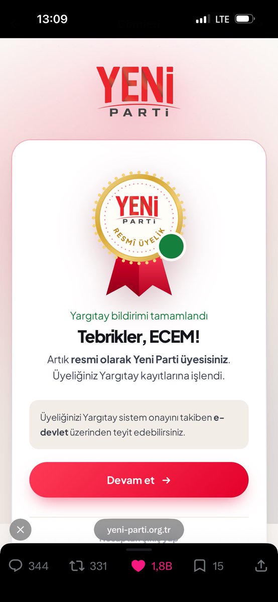 eccemio's tweet photo. @cenginyurt52 @yenipartiyiz @eczozgurozel Beni de takip edebilirsiniz vekilim. 🥳🥳 https://t.co/fluRTQFIeY