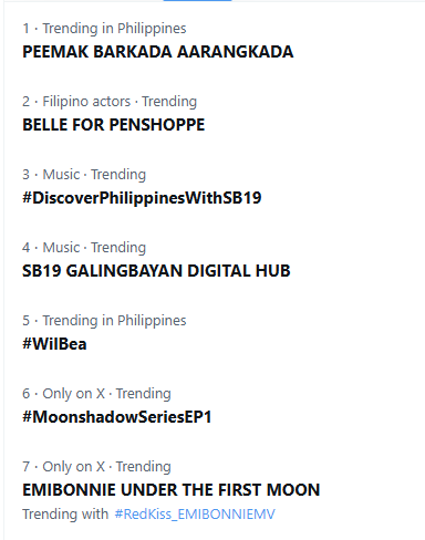 EmiBonniePH_OFC's tweet photo. We're currently trending at 6-7!

EMIBONNIE UNDER THE FIRST MOON #MoonshadowSeriesEP1 https://t.co/3beZUXRilO