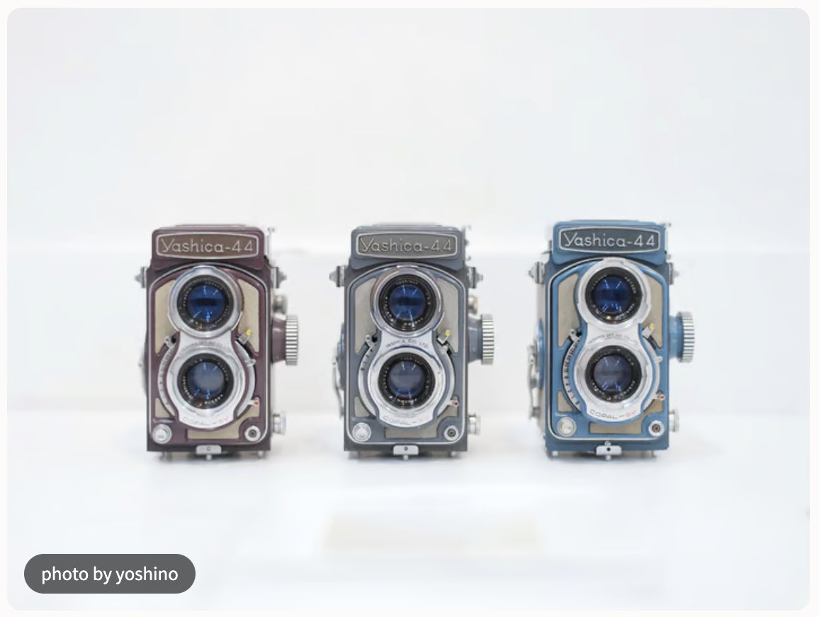 📸 Today's Pickup 今日のフィルムカメラは 『Yashica-44』 127