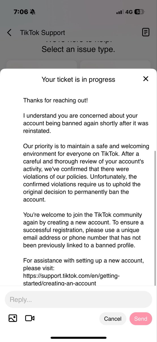 badpiercedfangs's tweet photo. @TikTokSupport My first ban was over  year old content that was never flagged. You reviewed it, confirmed NO violation &amp; reinstated me. Now I’m banned again without being told what violation caused it. What am I banned for? https://t.co/CG76nIapfL