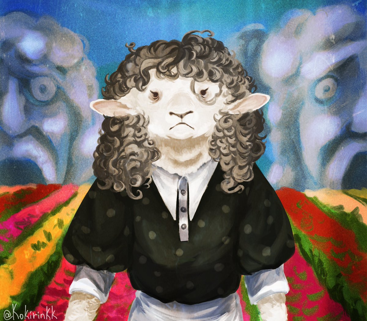 Kokirinkk's tweet photo. He killed one thing that meant the world to the sheep.
#thewaltenfiles #rosemarywalten #fanart #digitalart https://t.co/L1P1hhCk9Y